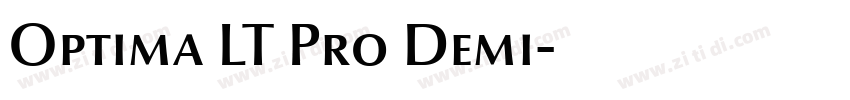 Optima LT Pro Demi字体转换 Optima LT Pro Demi字体转换